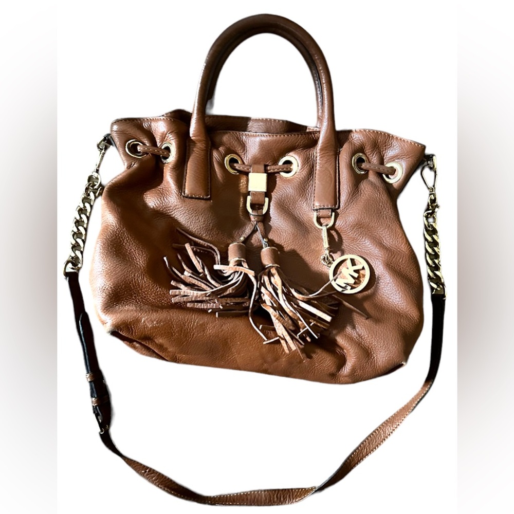 Authentic Michael Kors leather bag